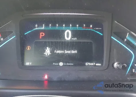 2019 Honda Odyssey Ex-L из США, поврежденный, VIN 5FNRL6H72KB034061